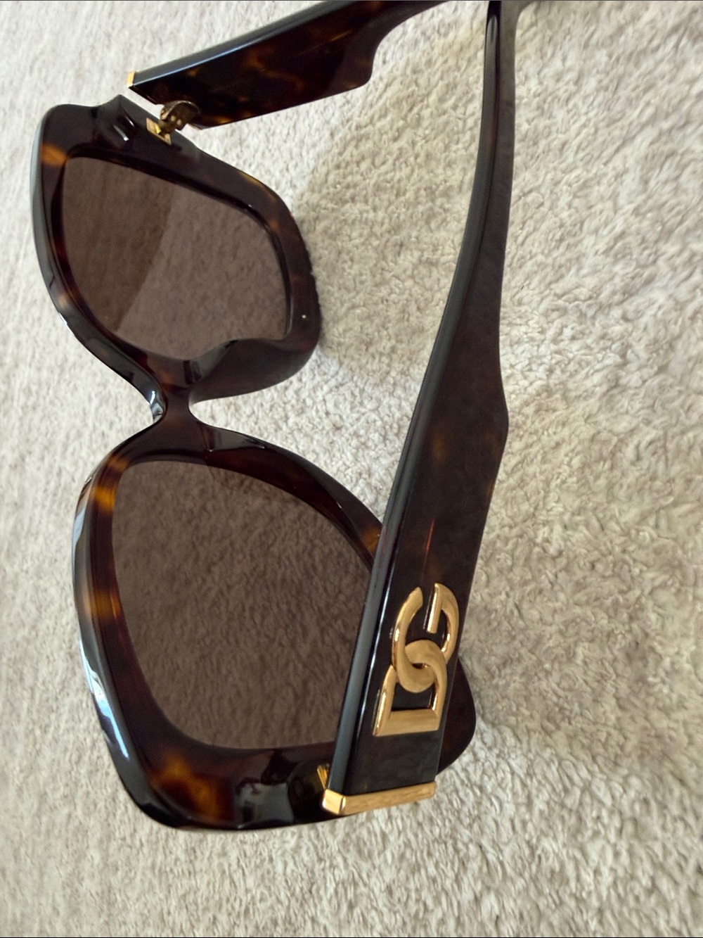 Dolce & Gabbana Oversized Tortoise Brown Sunglases Model DG4513 Full Set - Picture 6 of 9